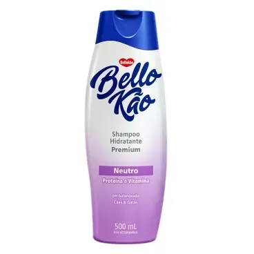 Shampoo Neutro Hidratante Bellokao 500ml